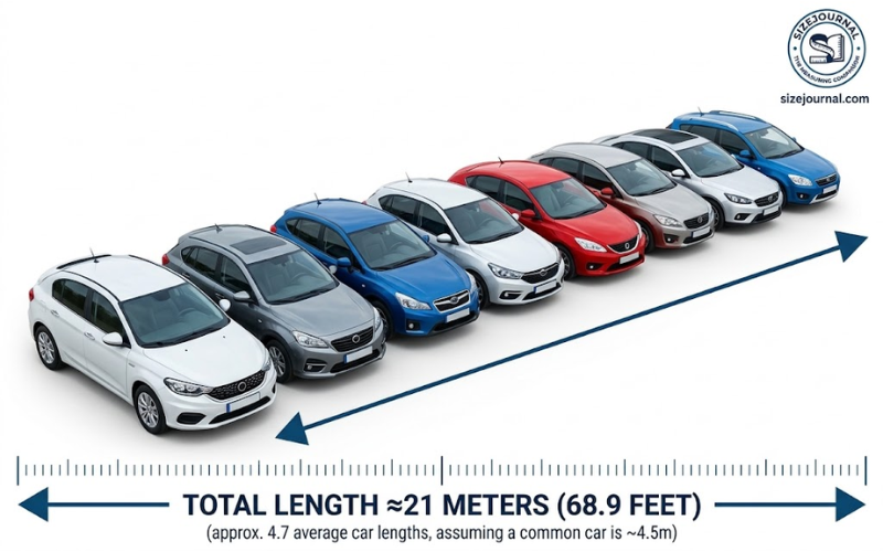 How Big is 21 Meter