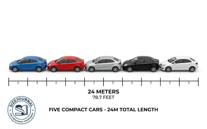How Big is 24 Meters