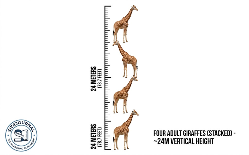 How Big is 24 Meters