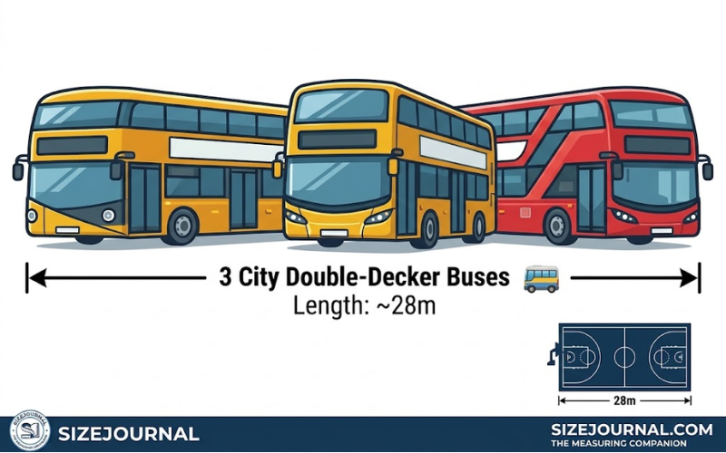 How Big is 28 Meters