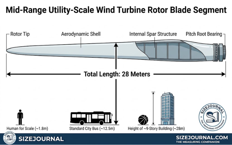 How Big is 28 Meters
