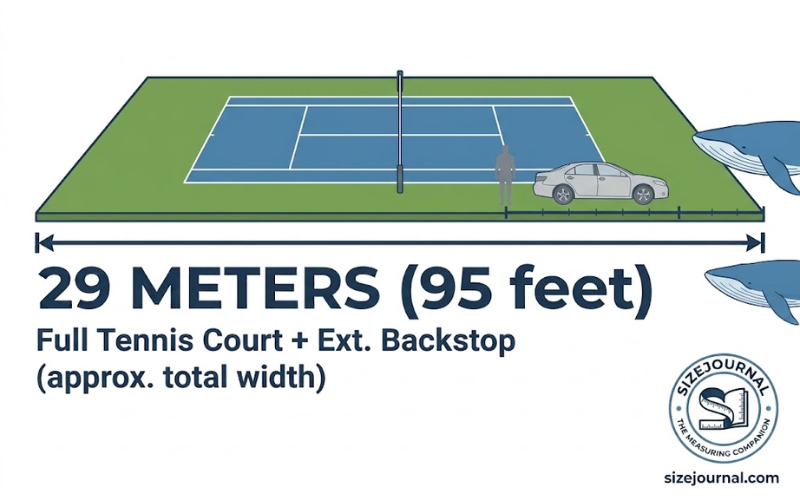 How Big is 29 Meters