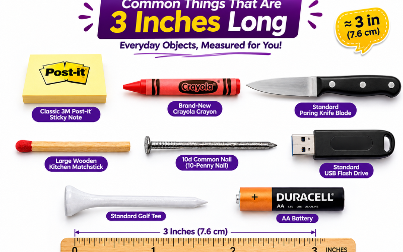3 Inches Long