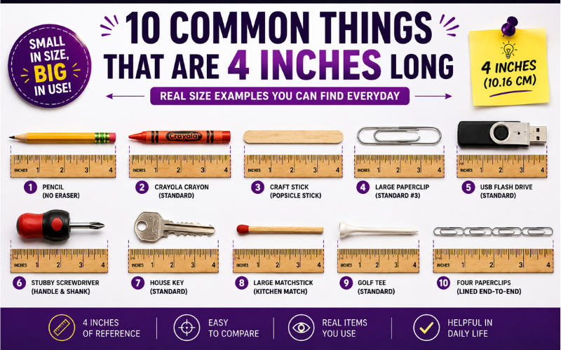 4 Inches Long