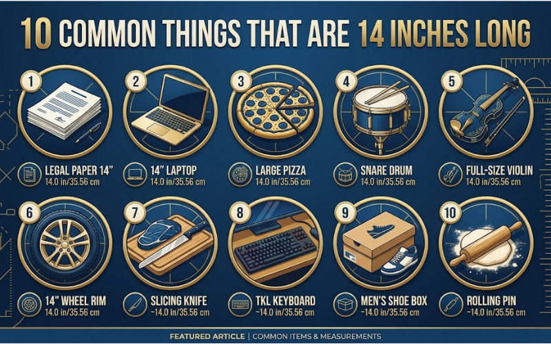 How long is 14 Inches