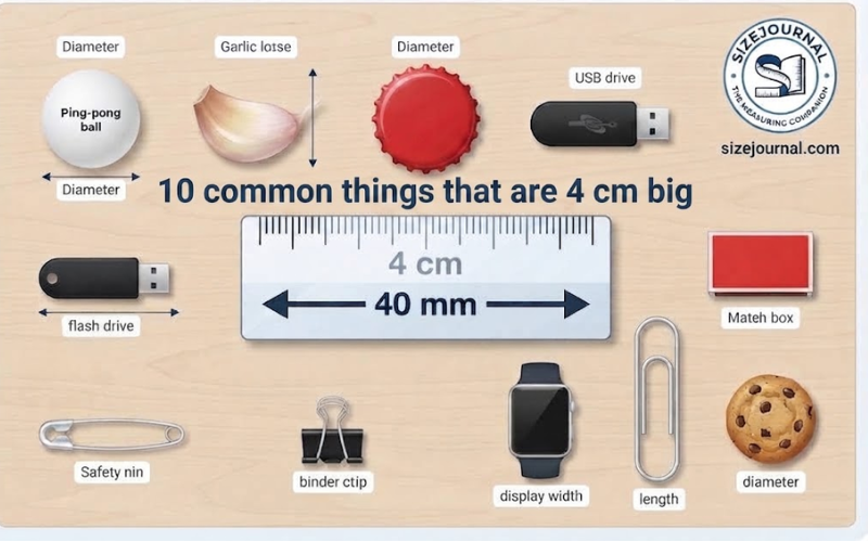 How Big is 4 cm