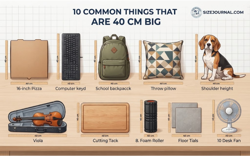 How Big is 40 cm