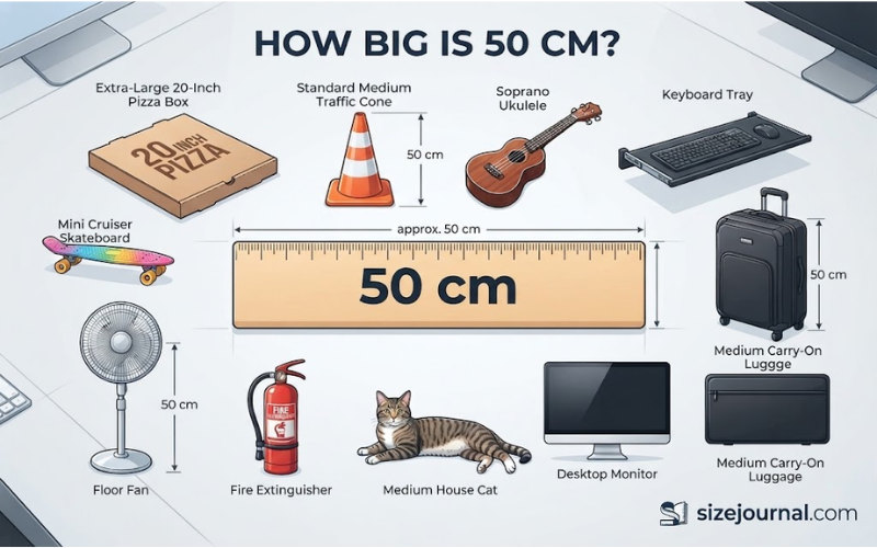 How Big is 50 cm