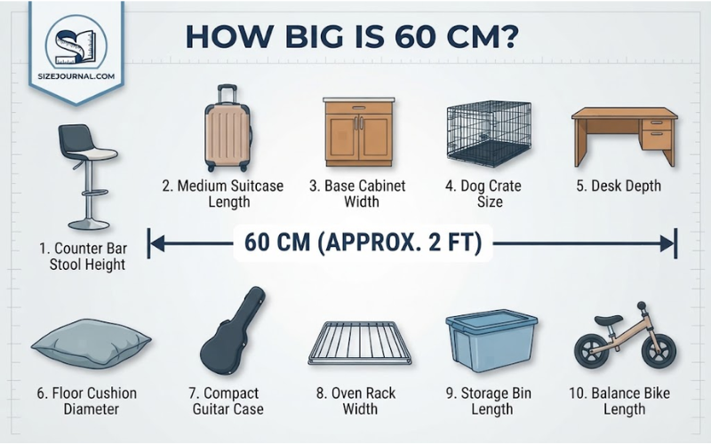 How Big is 60 cm