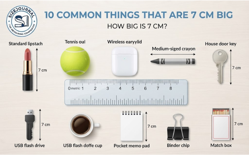 How Big is 7 cm