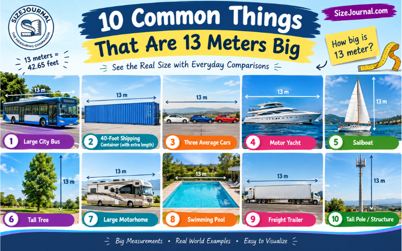 How Big is 13 Meter