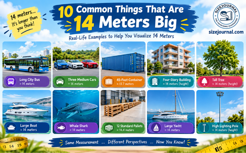 How Big is 14 Meter