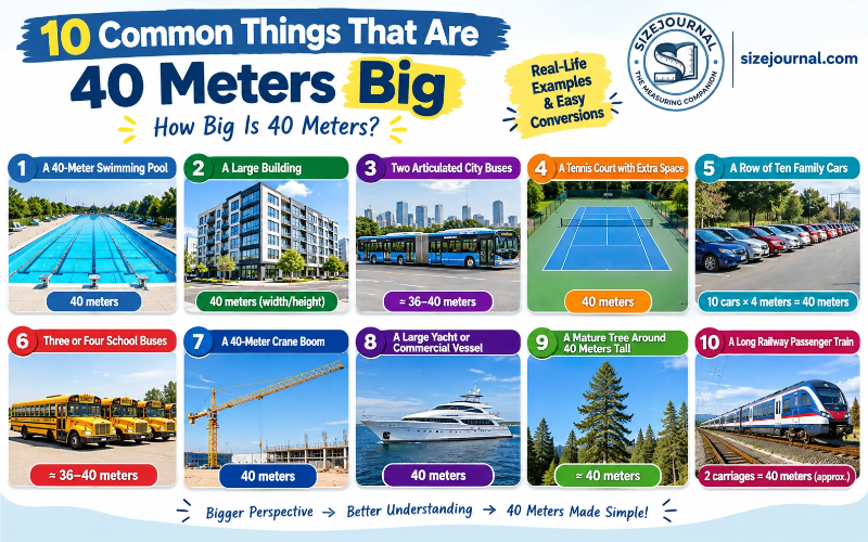 How Big is 40 Meters